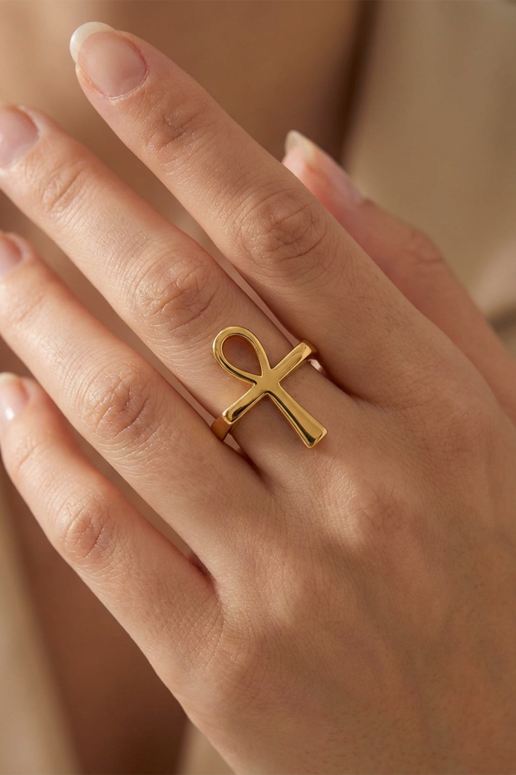 Bague Croix Egyptienne