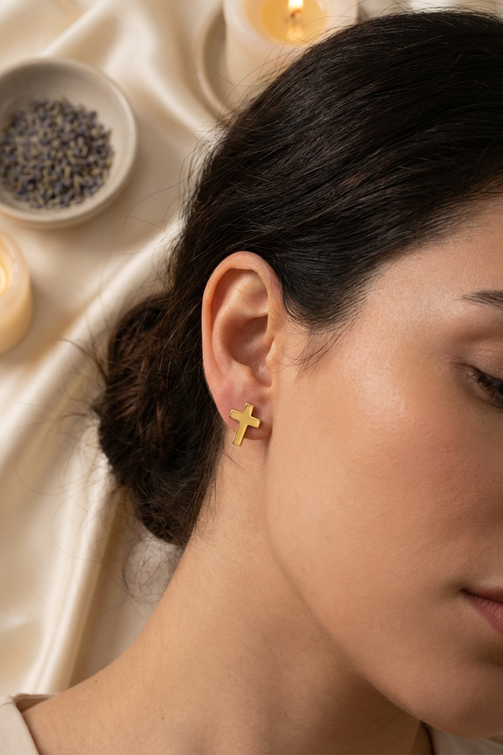 Boucles D'Oreilles Croix