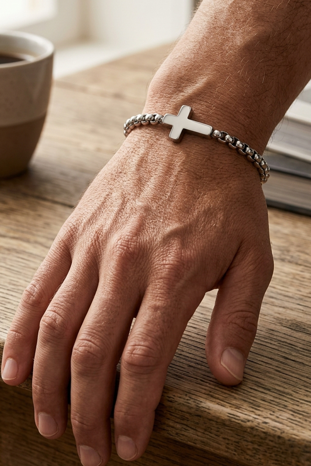 Bracelet Croix Homme - Boutique Chretienne