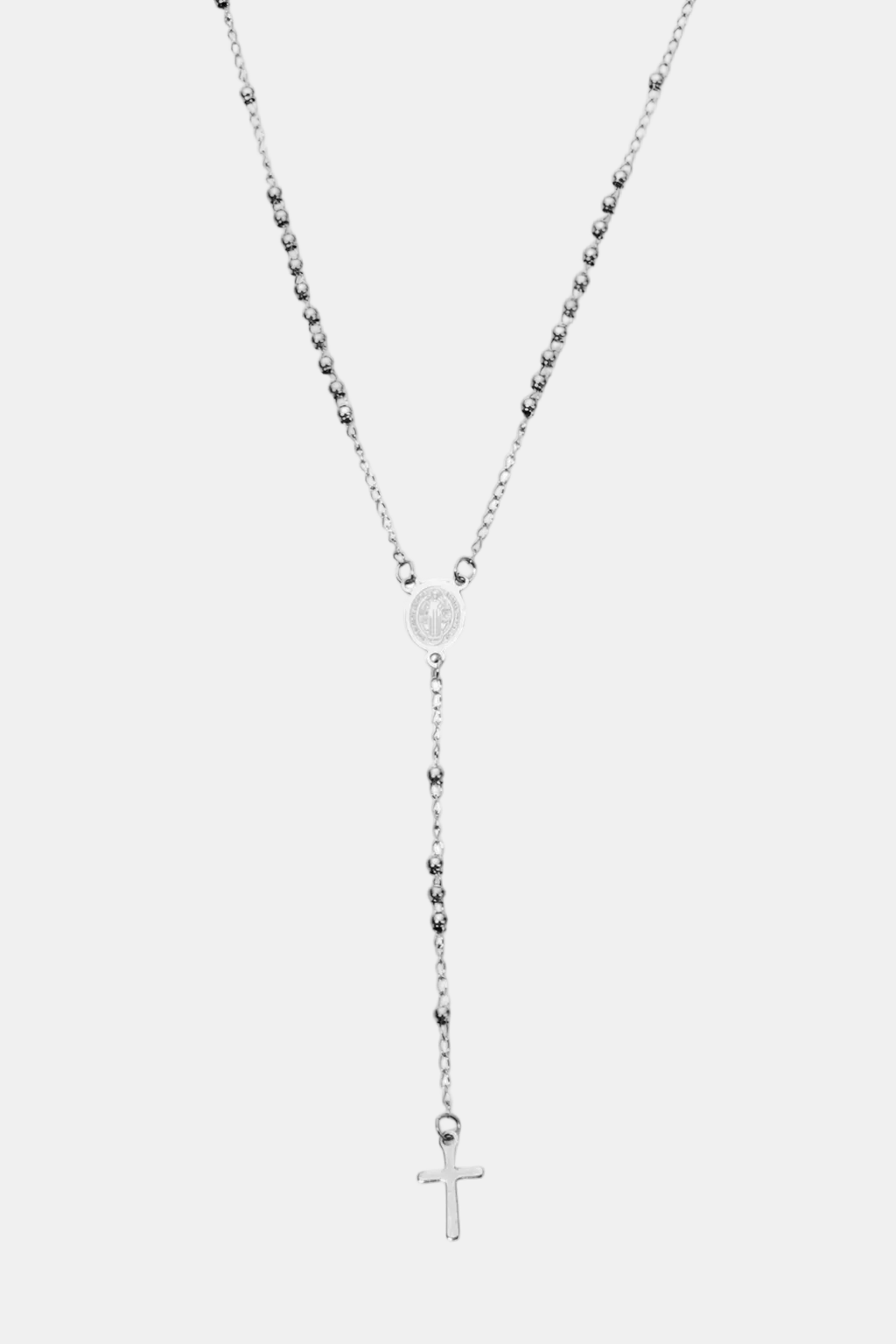 Collier Chapelet - Couleur ARGENT - Boutique Chretienne