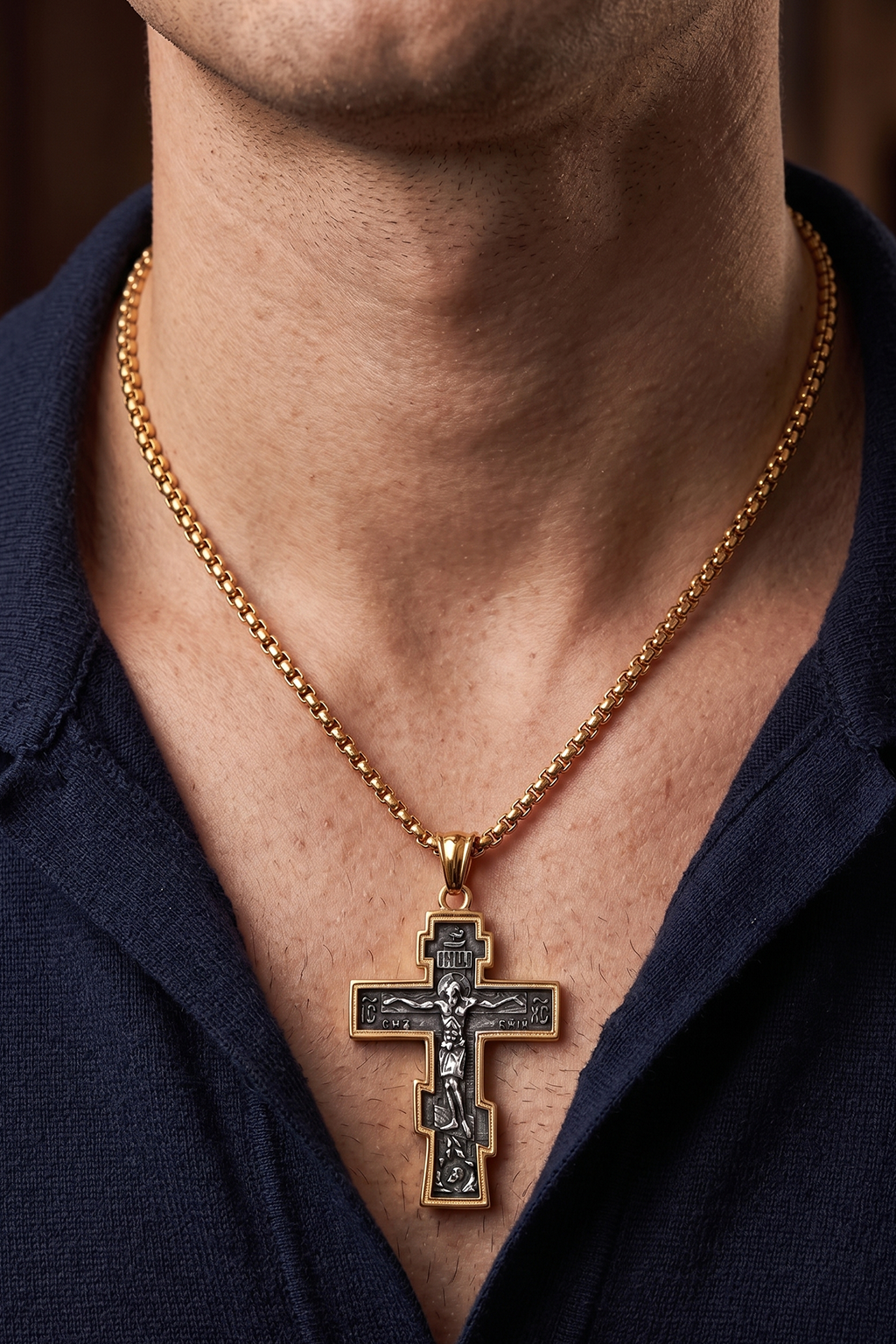 Collier Croix CRUCIFIX - Boutique Chretienne