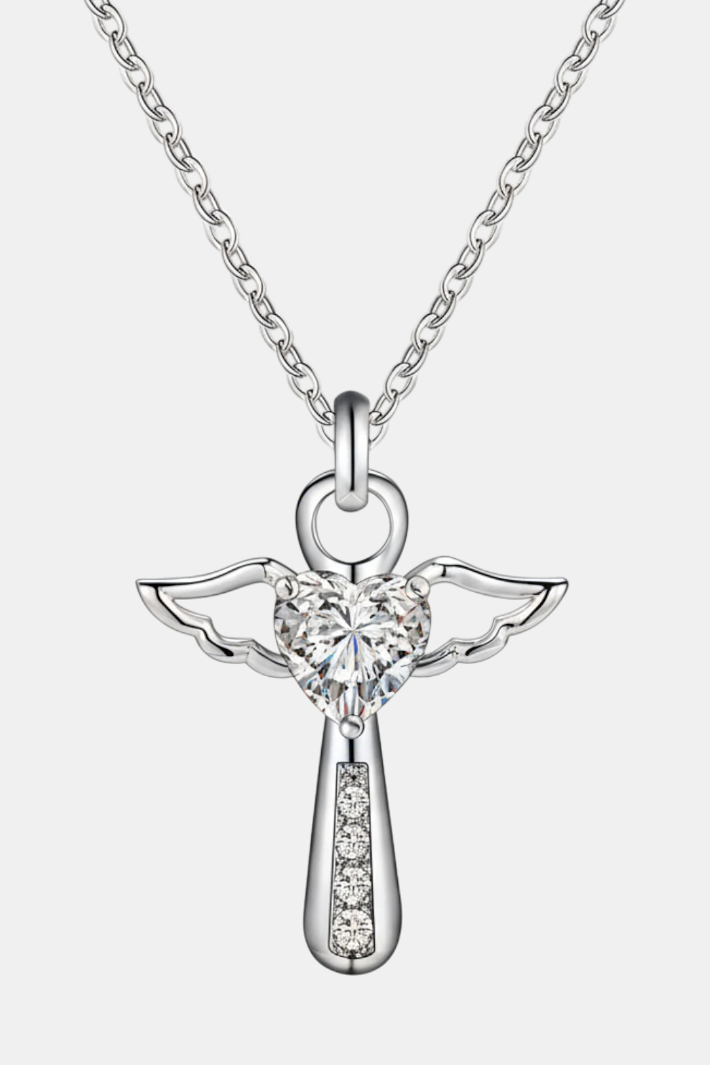 Collier Croix Femme Ailes D'ange
