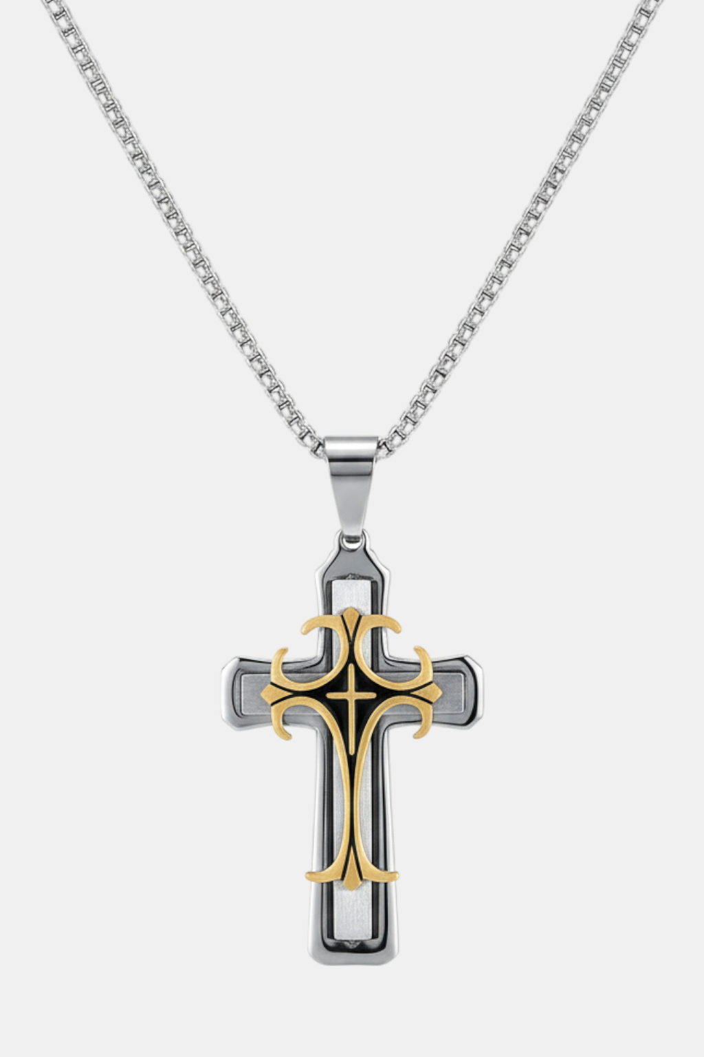 Colar Cruz Homem<br> Pendente Cruz