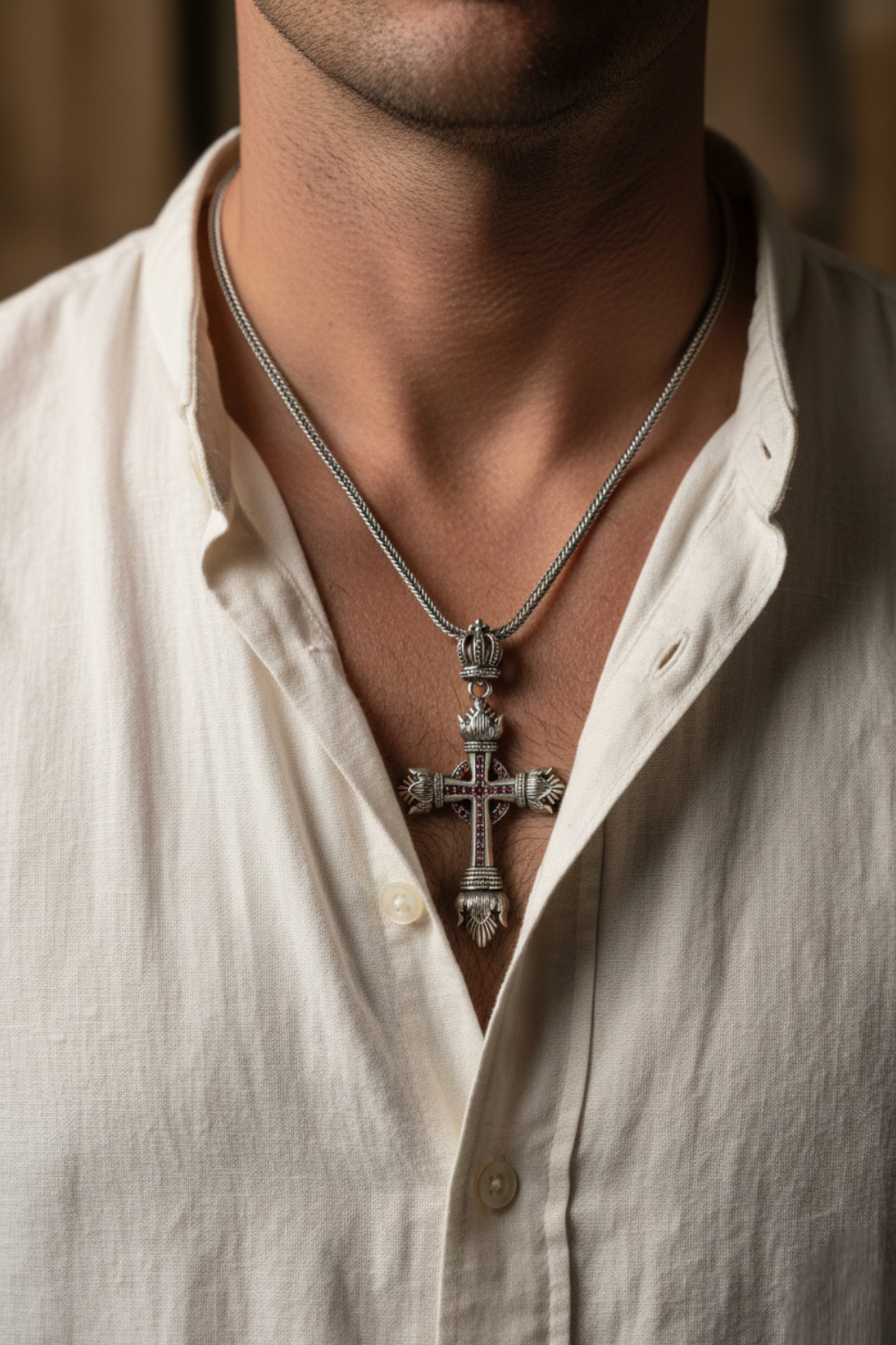 Collier Croix Vatican