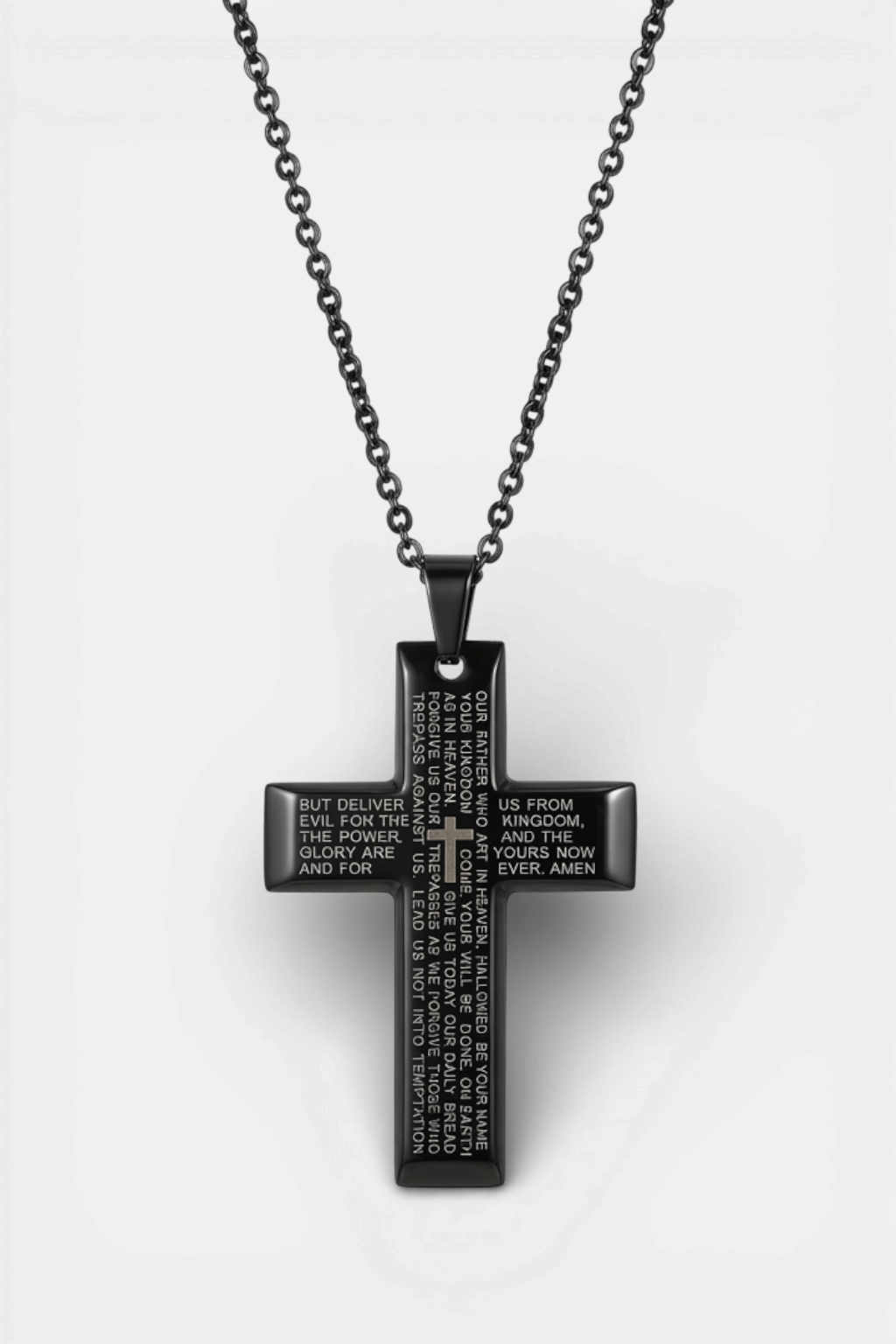 Collier Croix Bijoux De Prière Du Seigneur