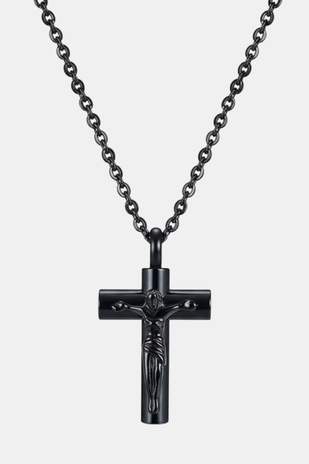 Collier Jésus Croix Noire