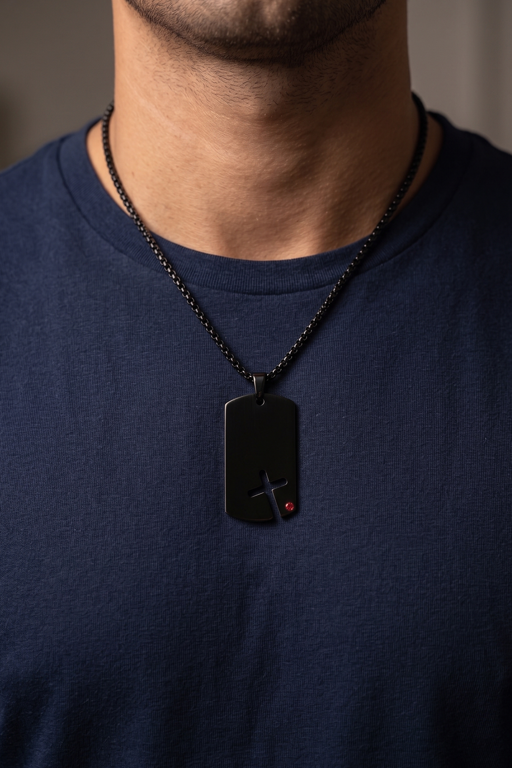 Collier Pendentif Croix Homme - Boutique Chretienne
