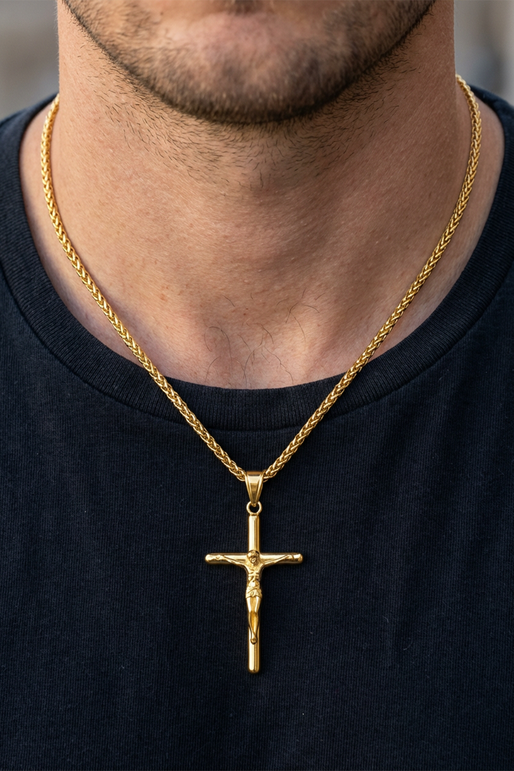 Colar Pendente Crucifixo