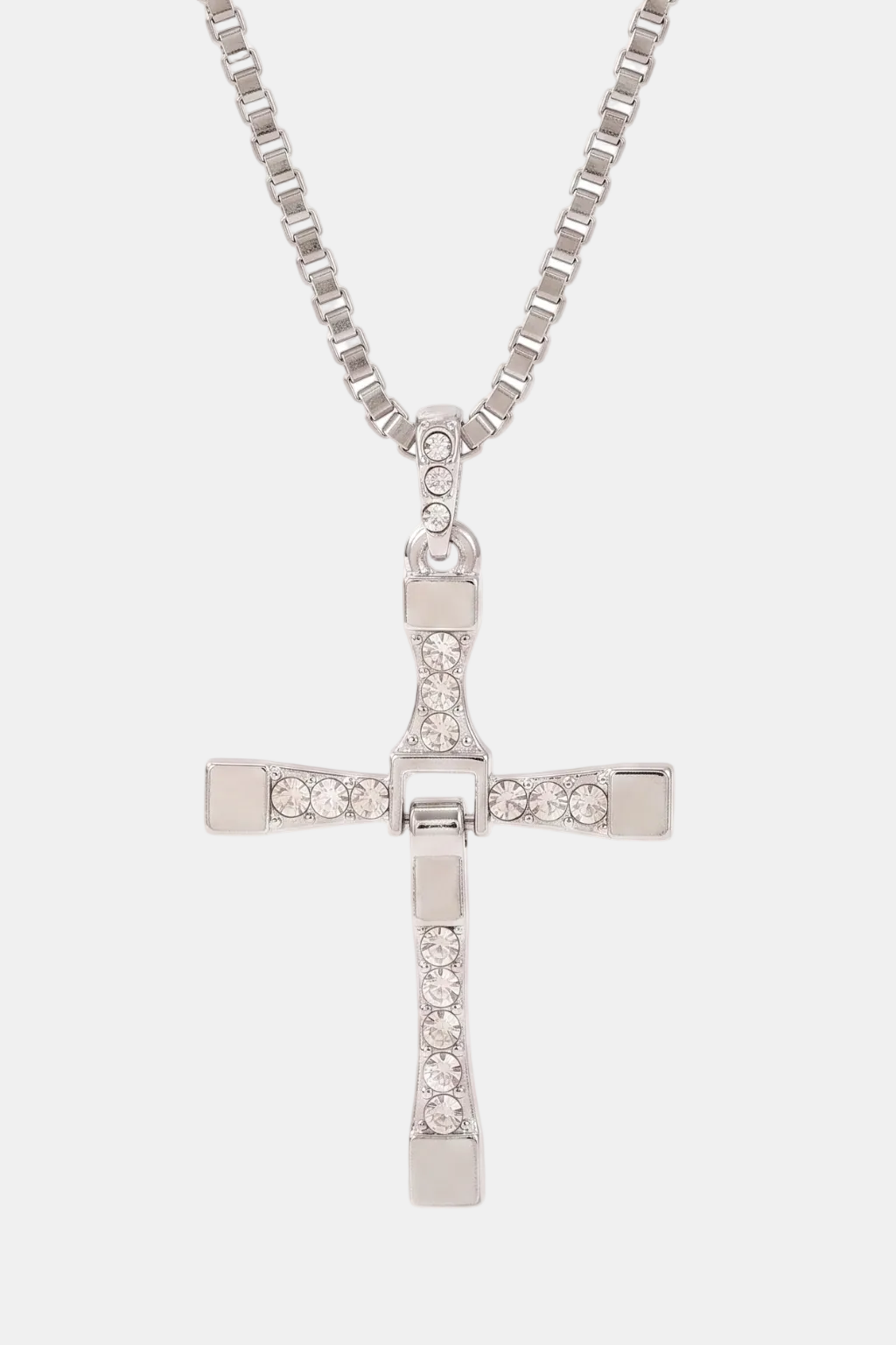 Collier Vin Diesel Croix Jesus - Boutique Chretienne