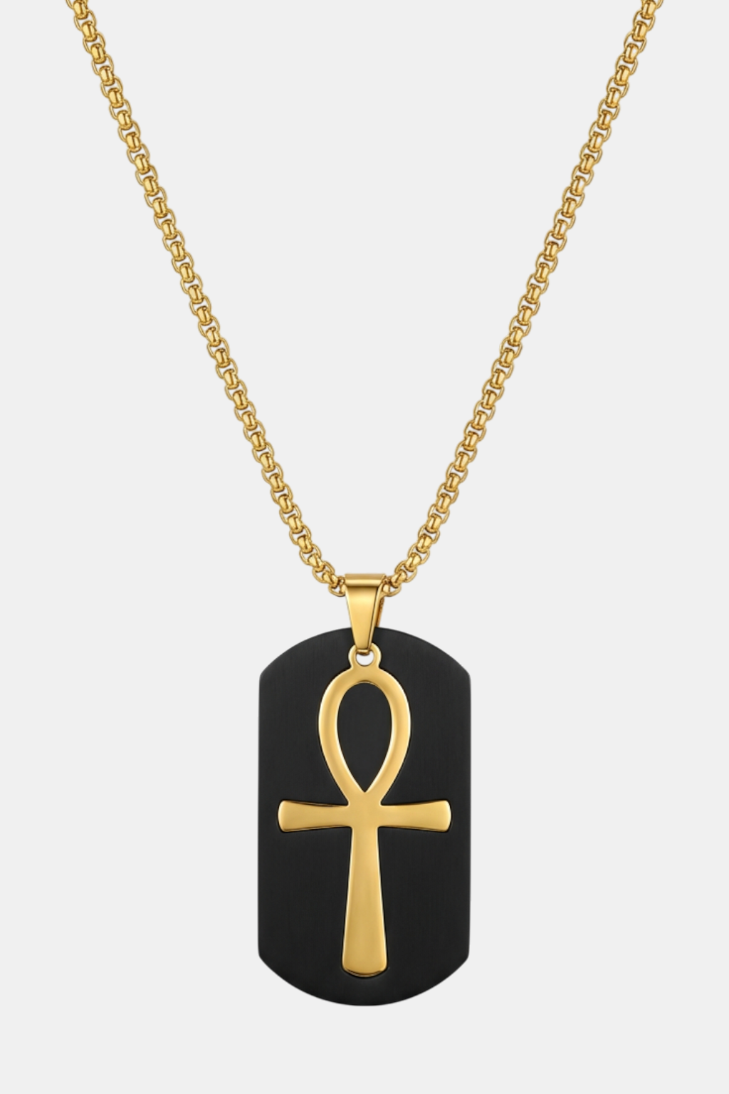 Croix Egyptienne Amovible Noir Mat