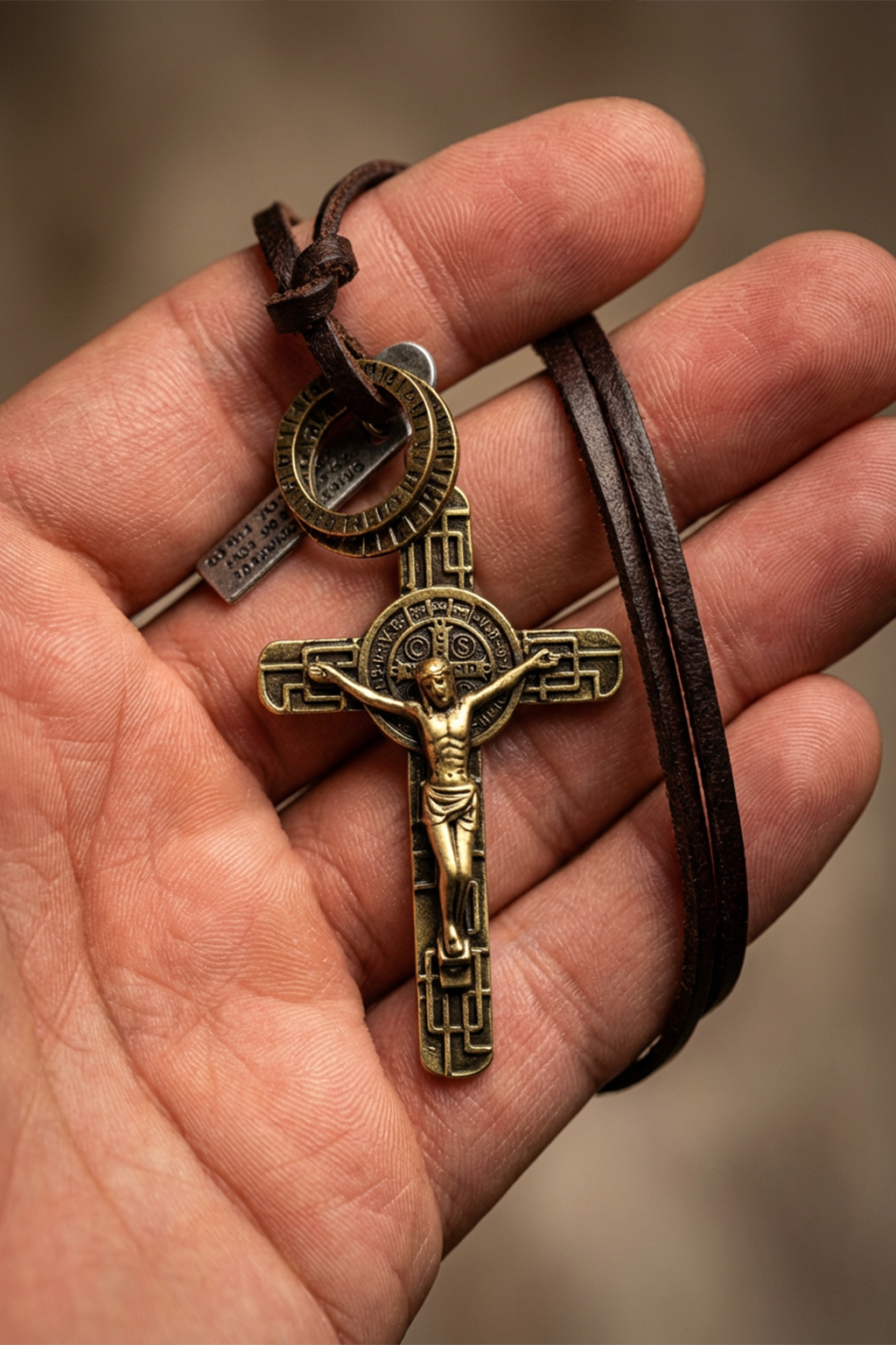 Pendentif Croix Chrétienne Crucifixion De Jésus