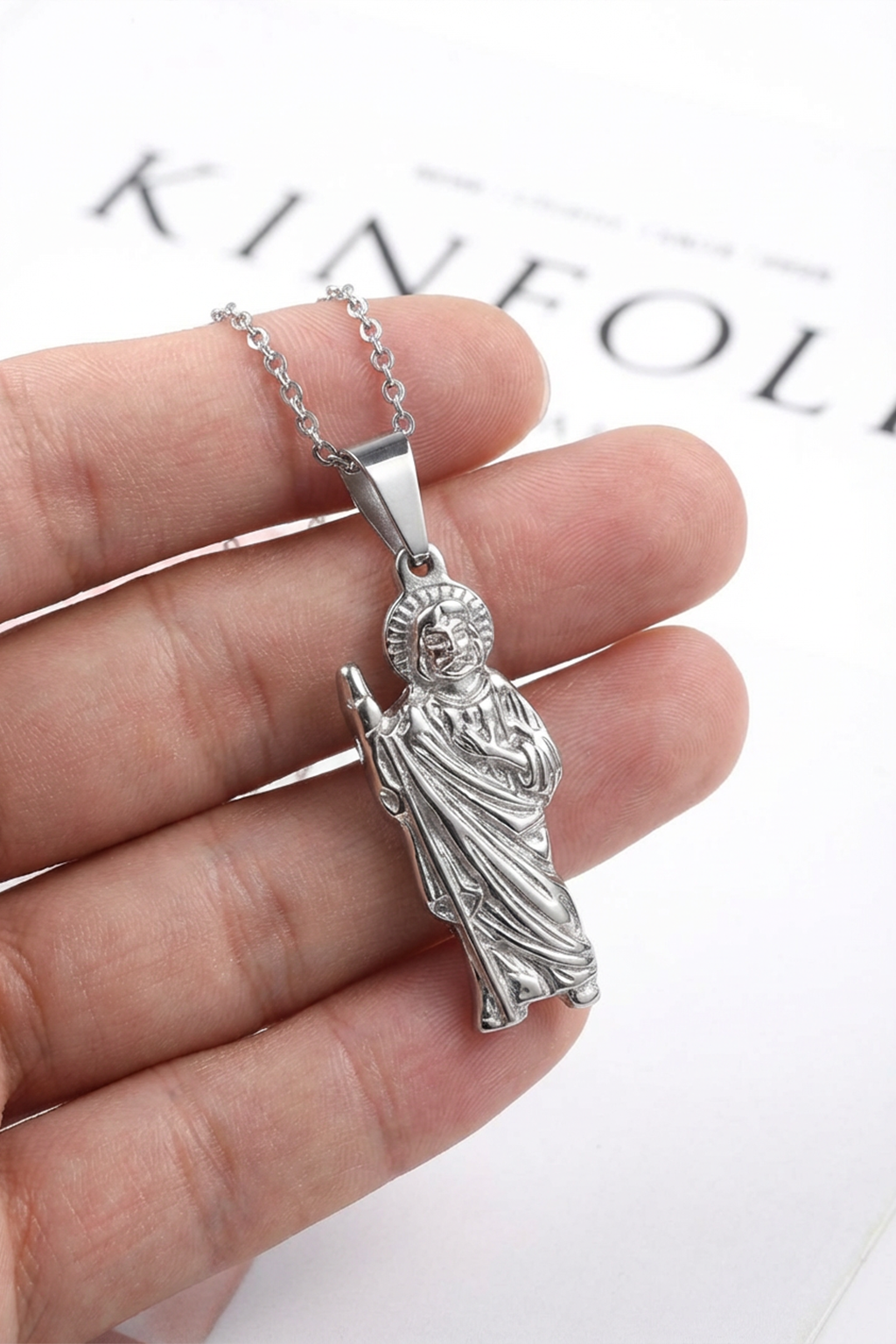 Pendentif Religieux Saint Jude Argent