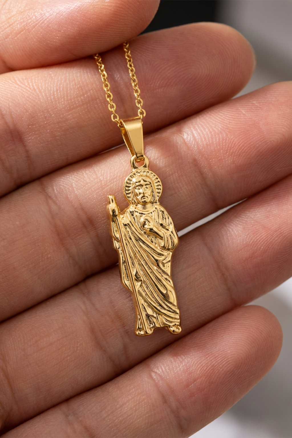 Pendentif Religieux Saint Jude Or