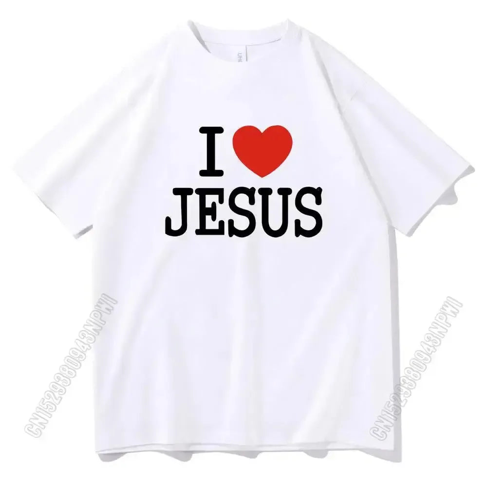 t shirt i love jesus-Boutique Chrétienne