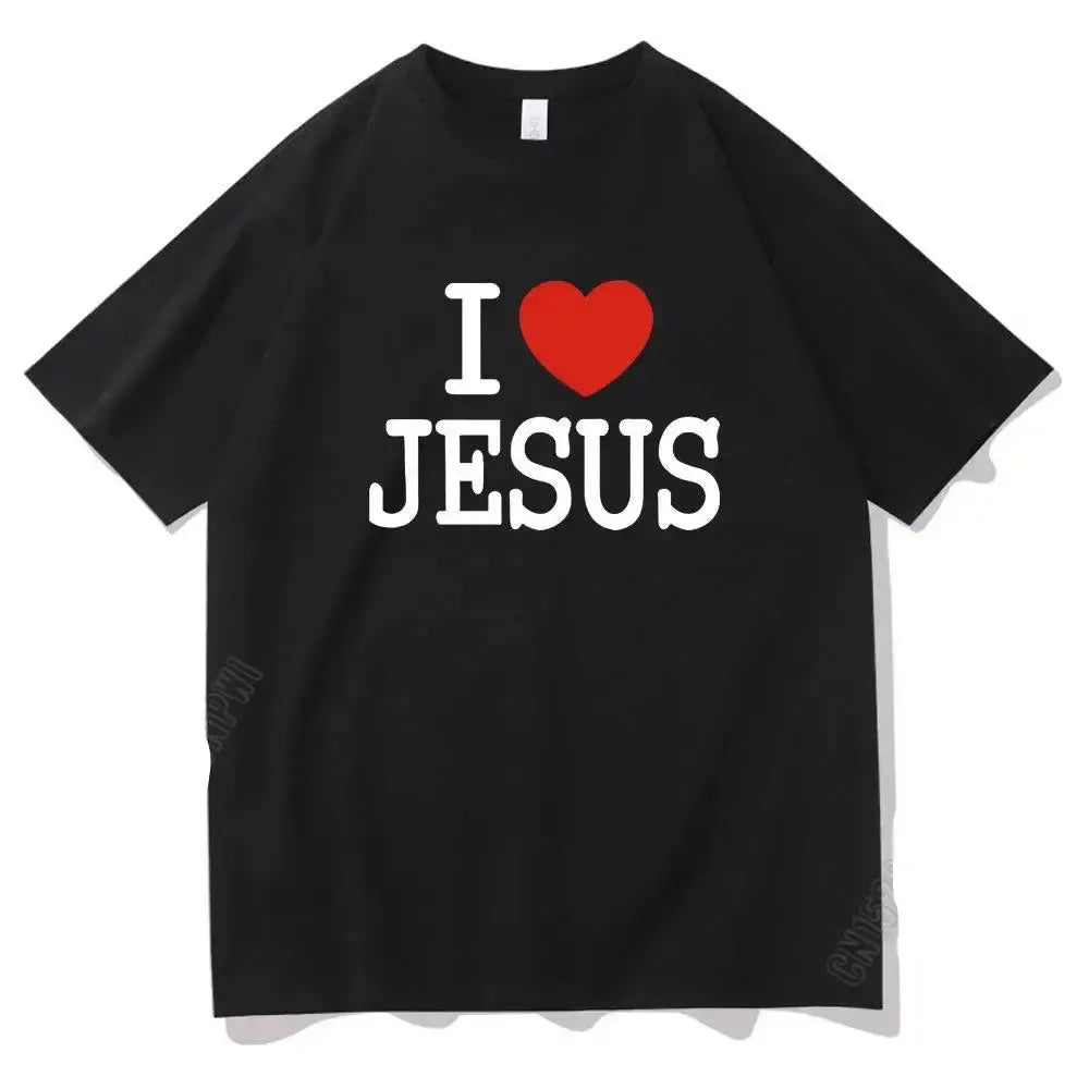 t shirt i love jesus-Boutique Chrétienne