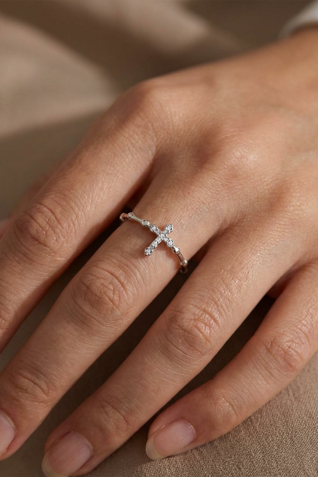 Bague Chapelet Argent