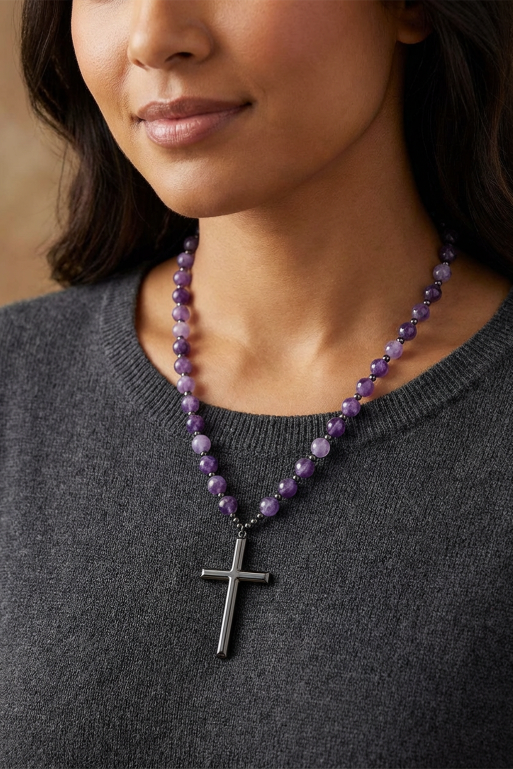 purple rosary
