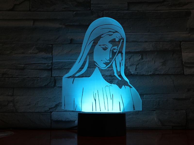 Veilleuse de Nuit<br> Mère de Jésus Christ-Boutique Chrétienne