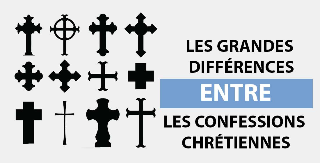 Les grandes différences entre les confessions chrétiennes Boutique