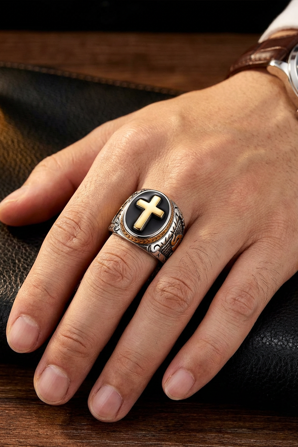 Anillo de sello<br> Santa Cruz