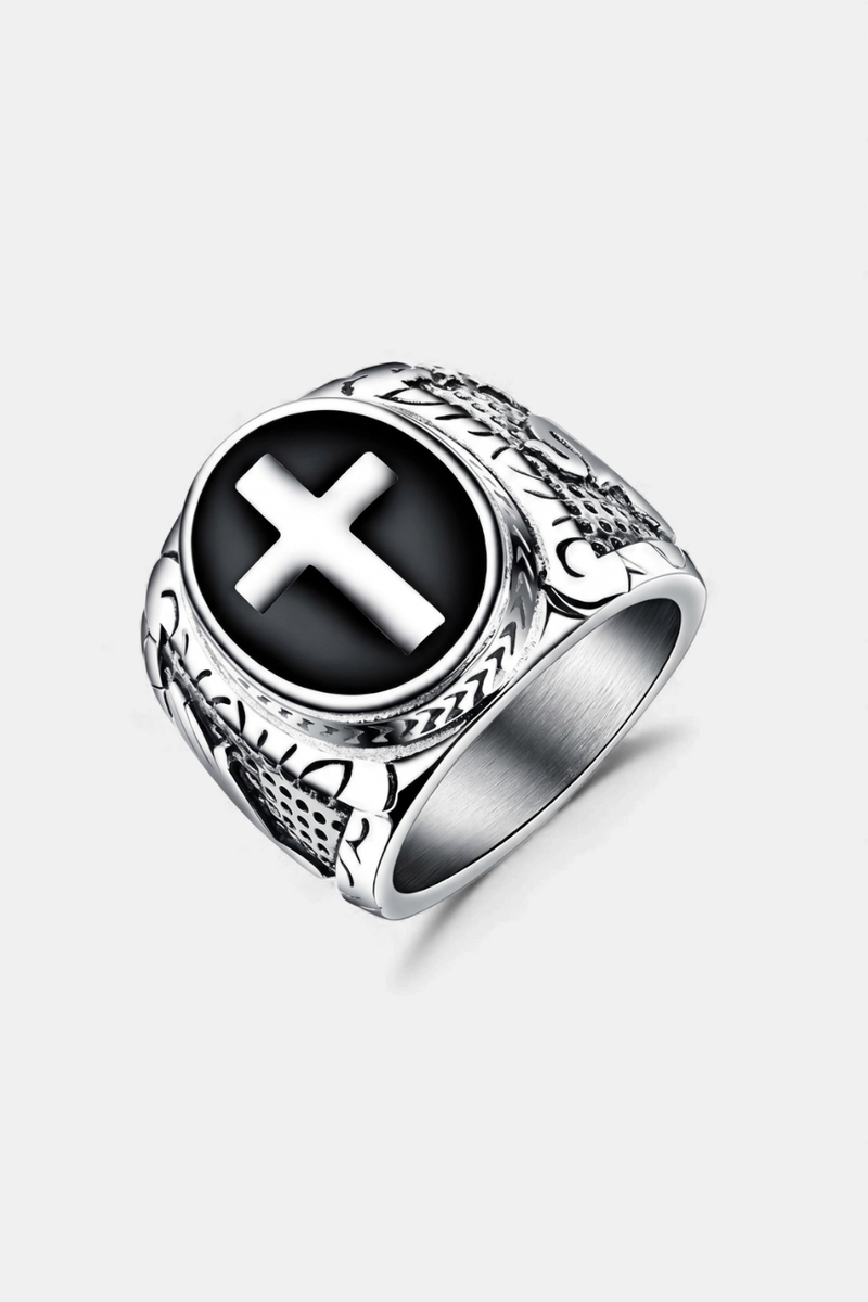 Bague Chevalière - Sainte Croix Argent
