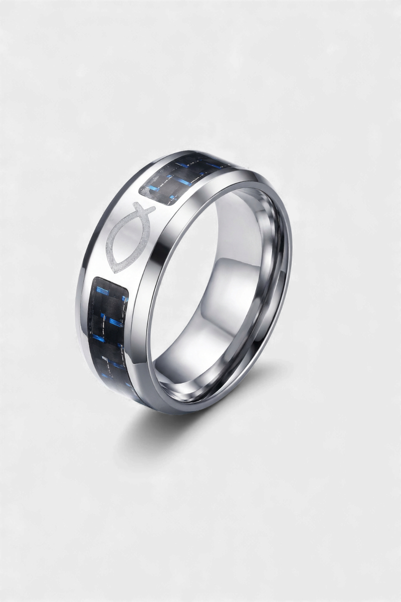 Христианское кольцо <br>Символ ICHTHYS