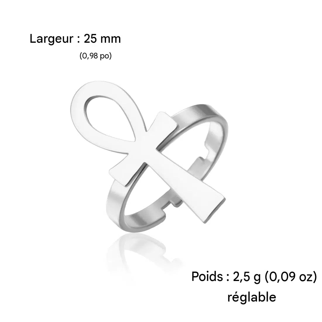 Bague Croix De Vie - Boutique Chretienne