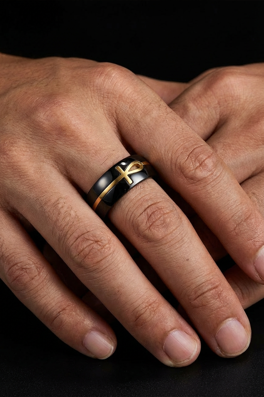 Bague Croix Égyptienne Ankh