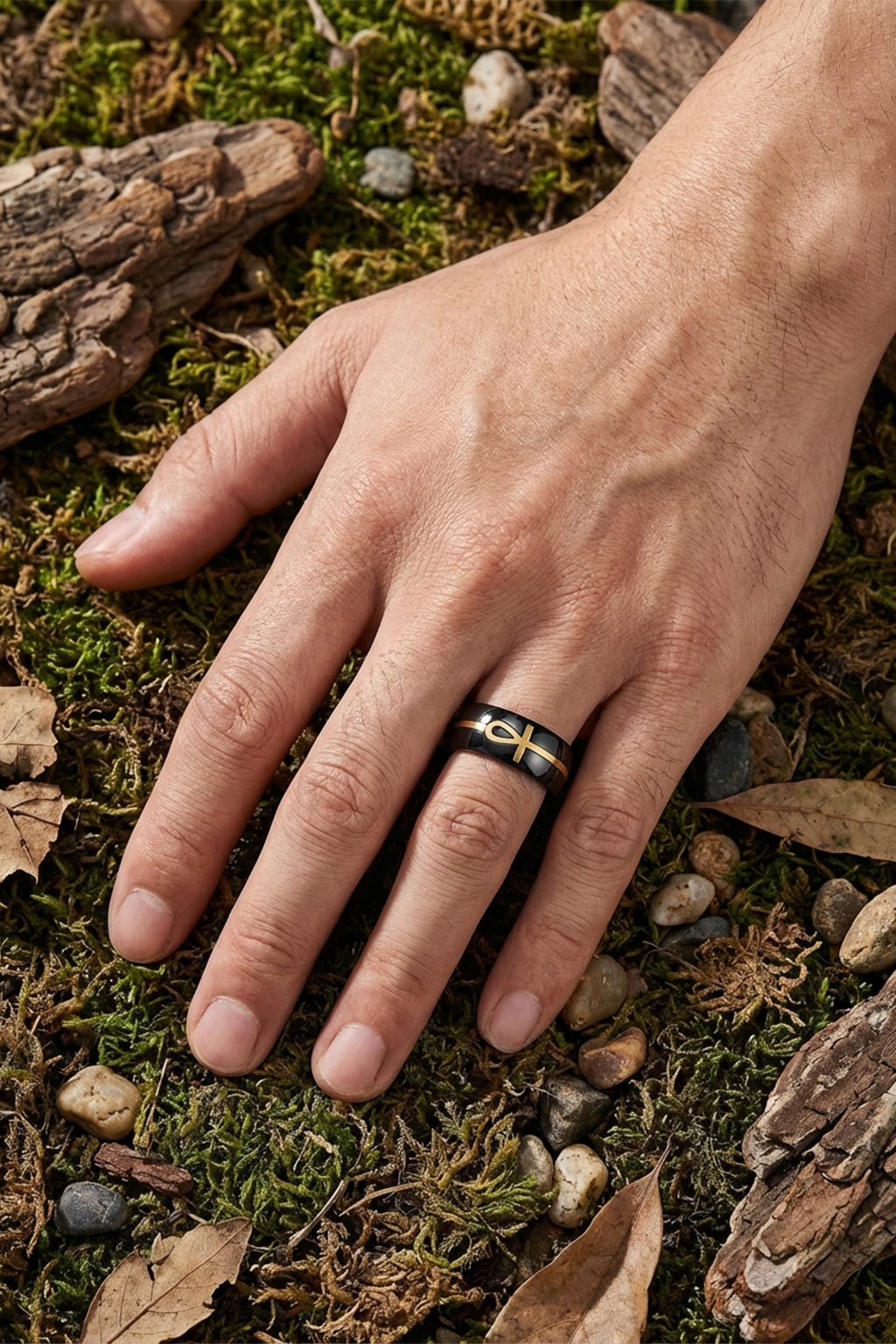 Bague Croix Égyptienne Ankh