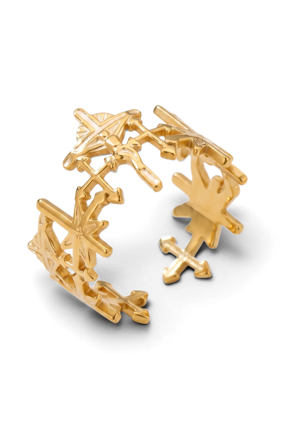 Bague Croix Jesus - Boutique Chretienne