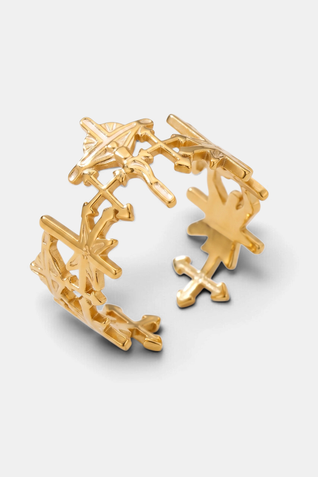 Bague Croix Jesus - Boutique Chretienne