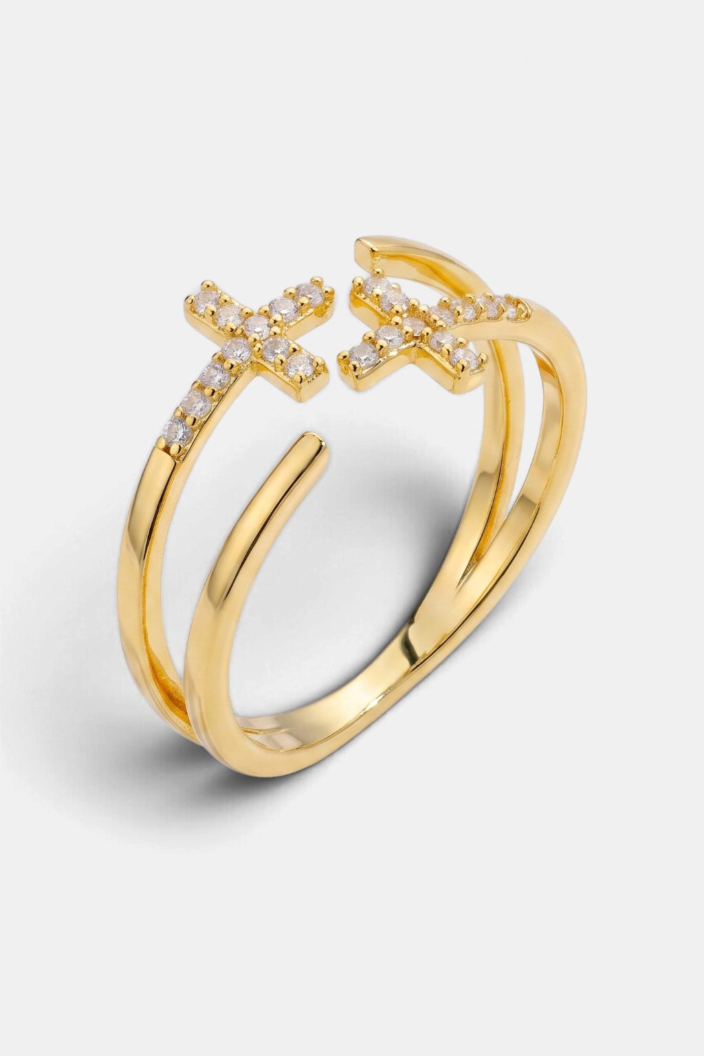 Bague Croix OR - Boutique Chretienne