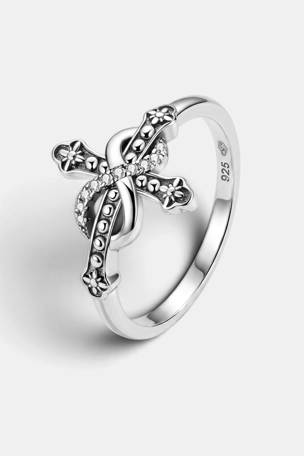 Bague Religieuse Croix Infini - Boutique Chretienne