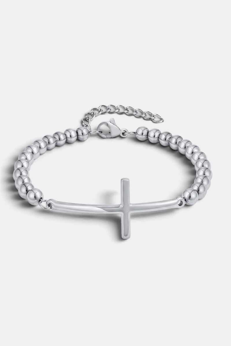 Bracelet Croix Argent - Boutique Chretienne