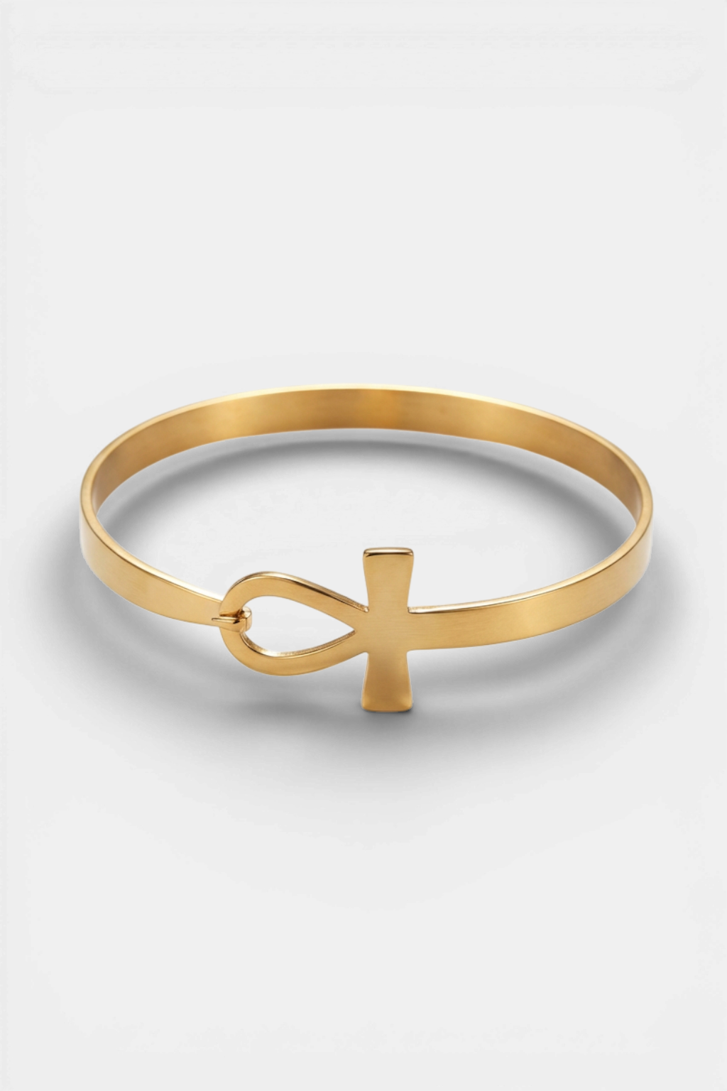 Bracelet Jonc Croix Egyptienne Or