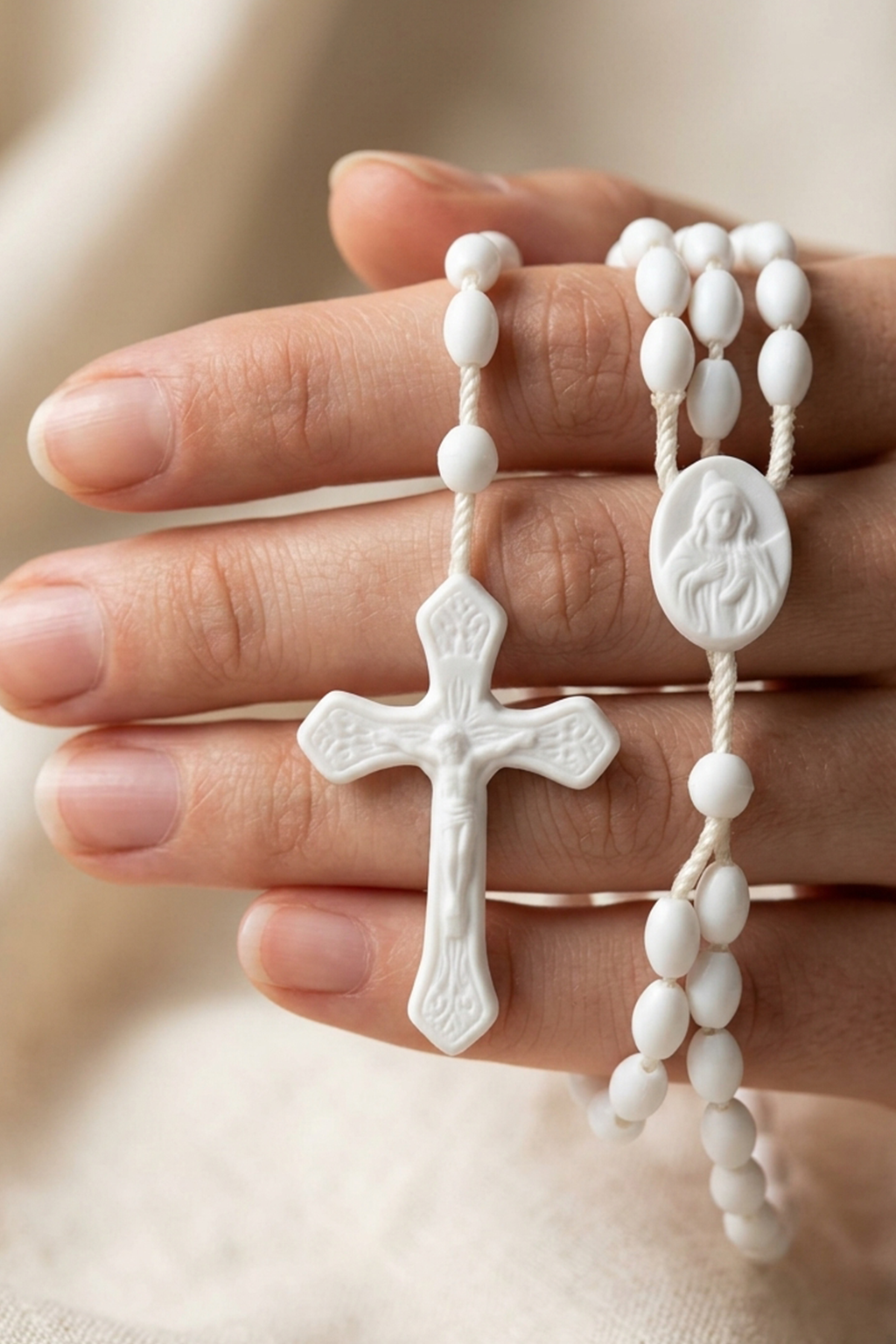 Chapelet Blanc - Boutique Chretienne