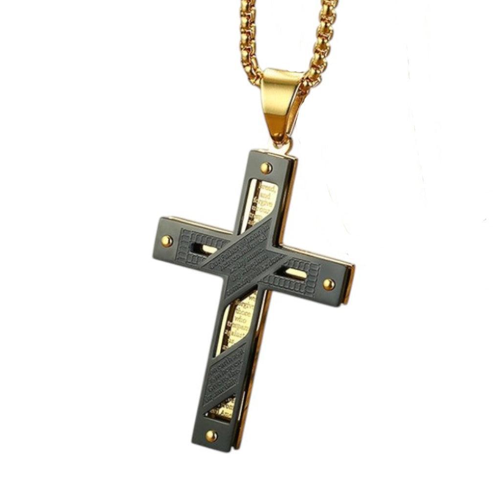 Collier Homme Vnox à Double Couche-Boutique Chrétienne