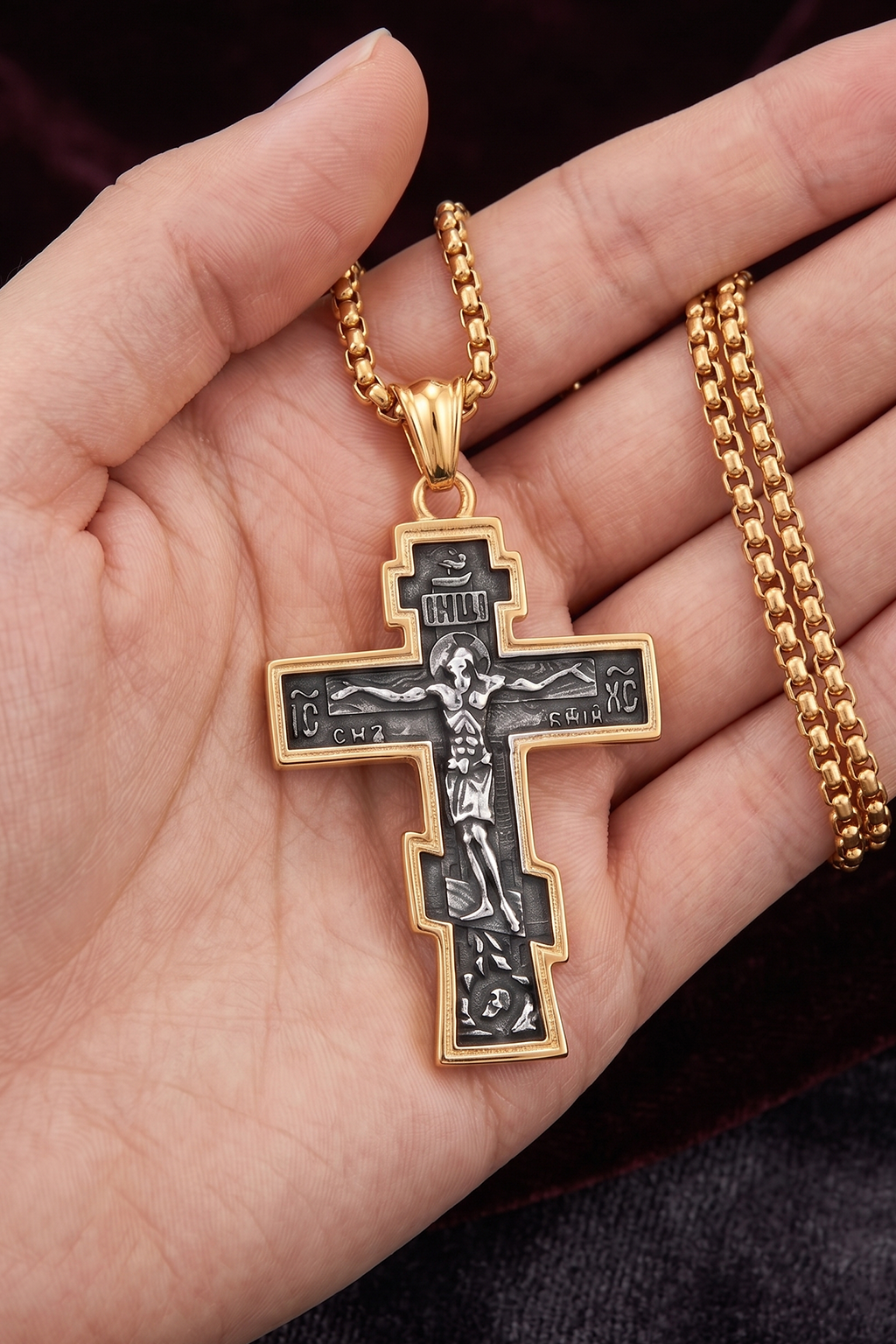 Collier Croix CRUCIFIX - Boutique Chretienne