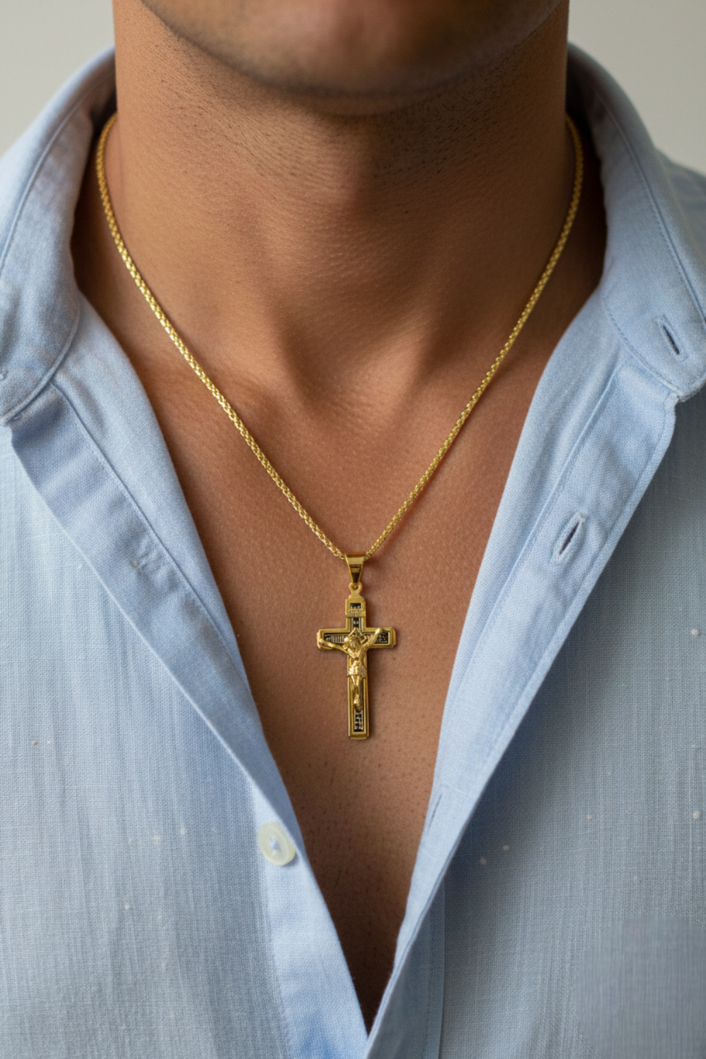 Collier Croix  Crucifix INRI