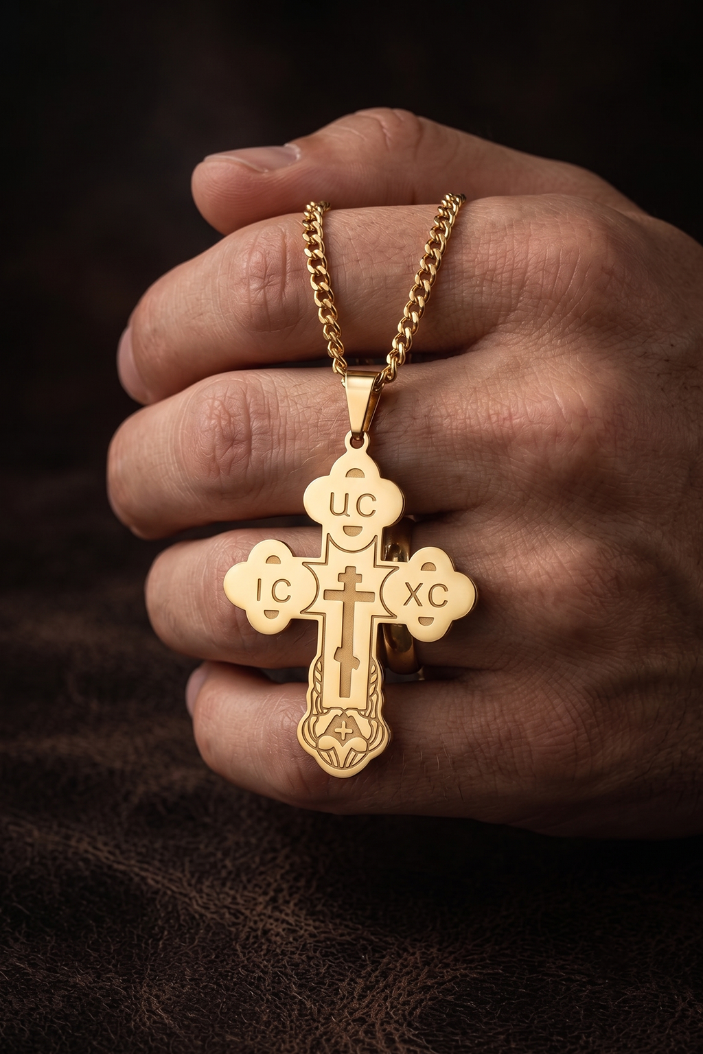 Collier Croix Orthodoxe - Boutique Chretienne
