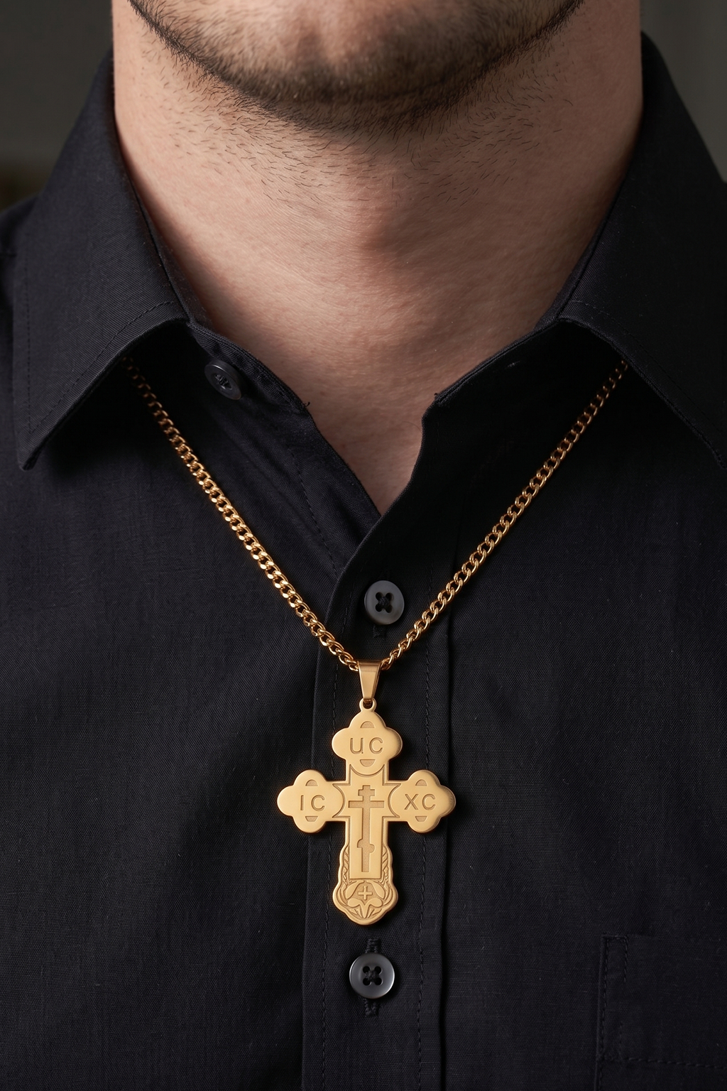 Collier Croix Orthodoxe - Boutique Chretienne