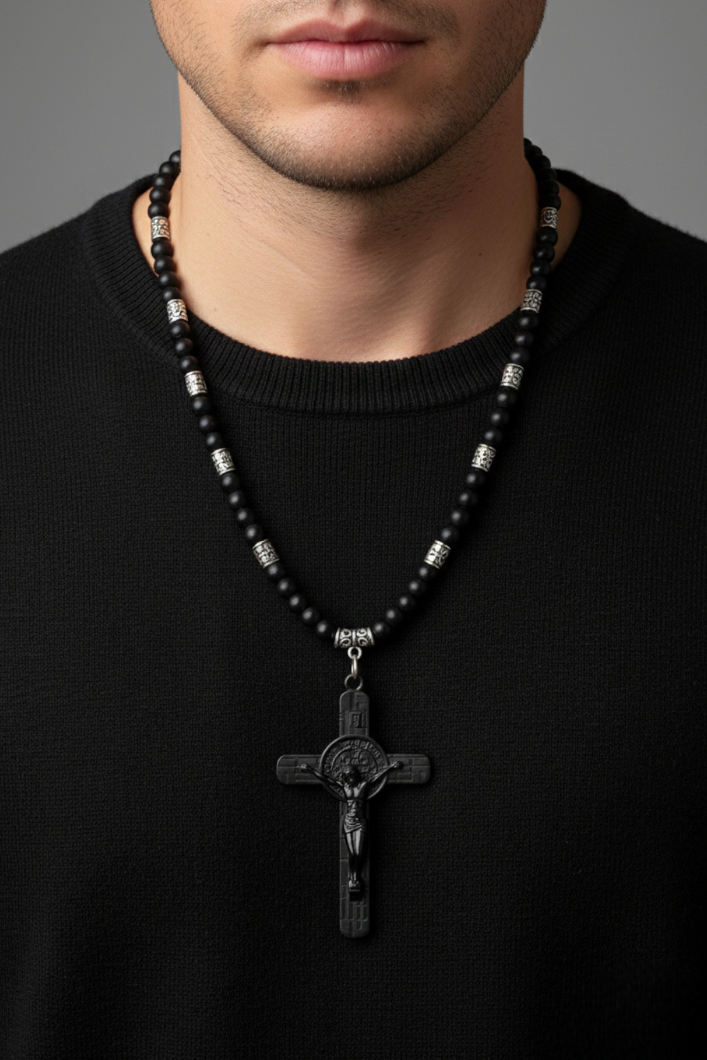 Collier Croix Religieuse Jésus Sur La Croix