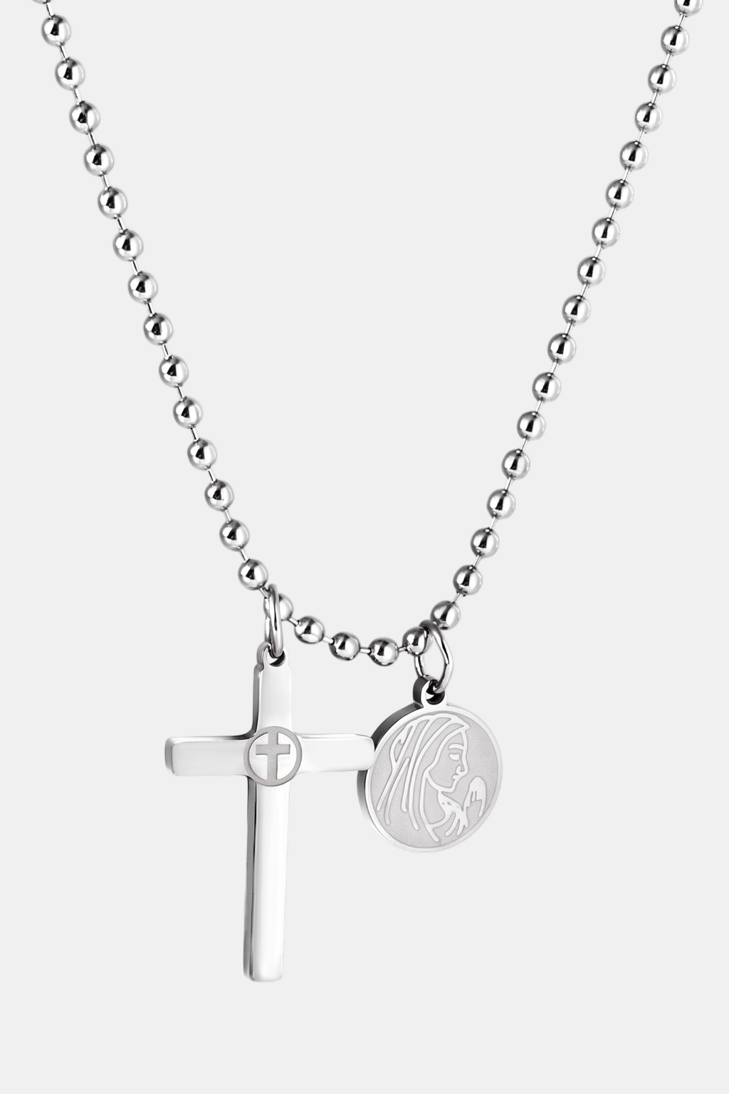 Collier Croix Sur Le Coté
