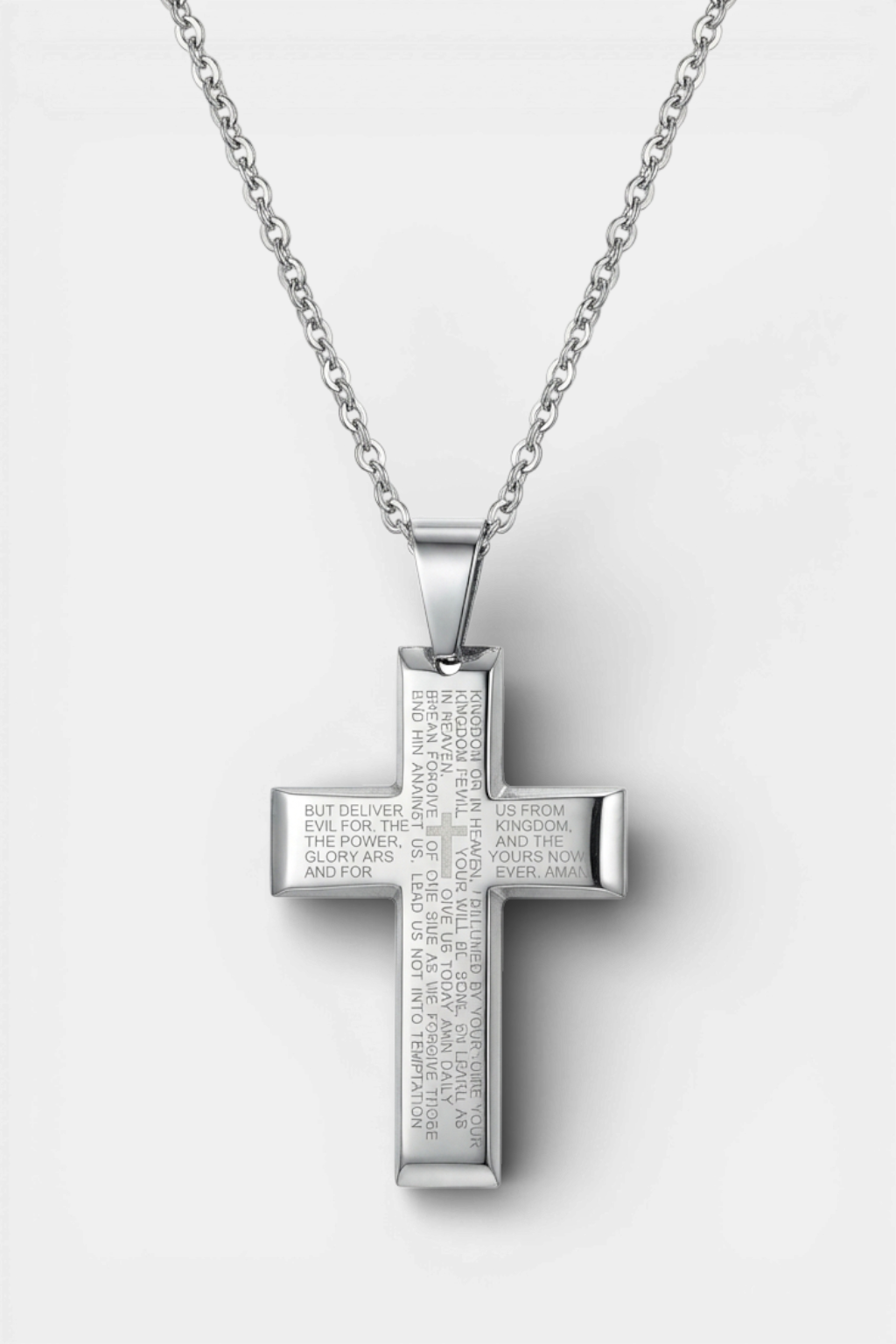Collier Croix Bijoux De Prière Du Seigneur