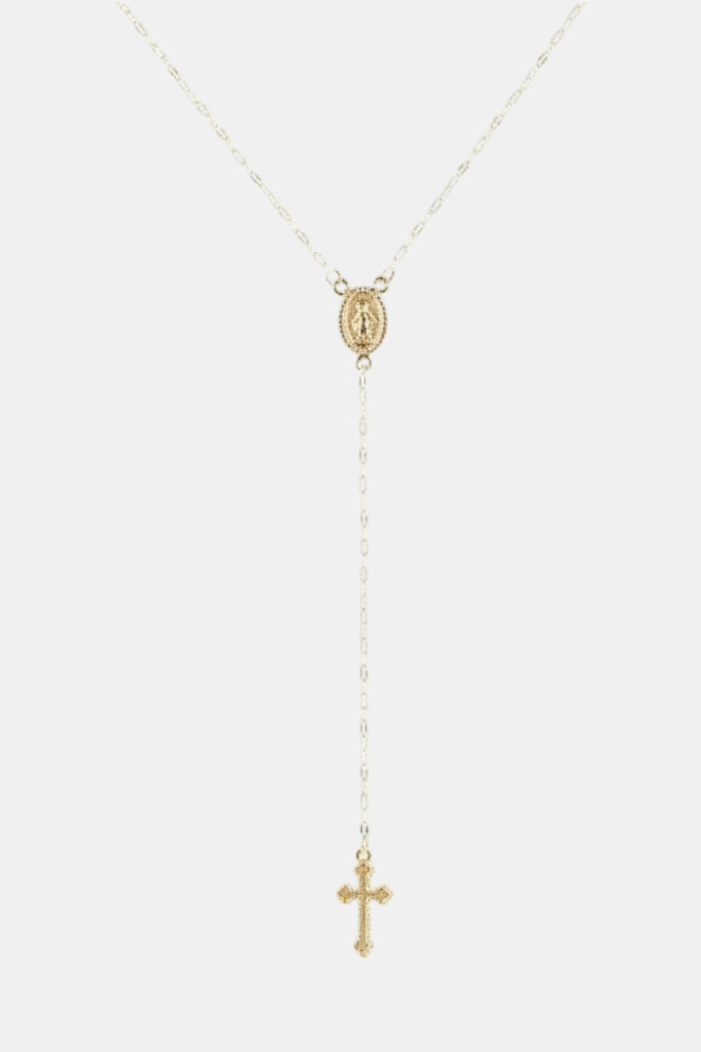Collier Croix Medaille Religieuse Or