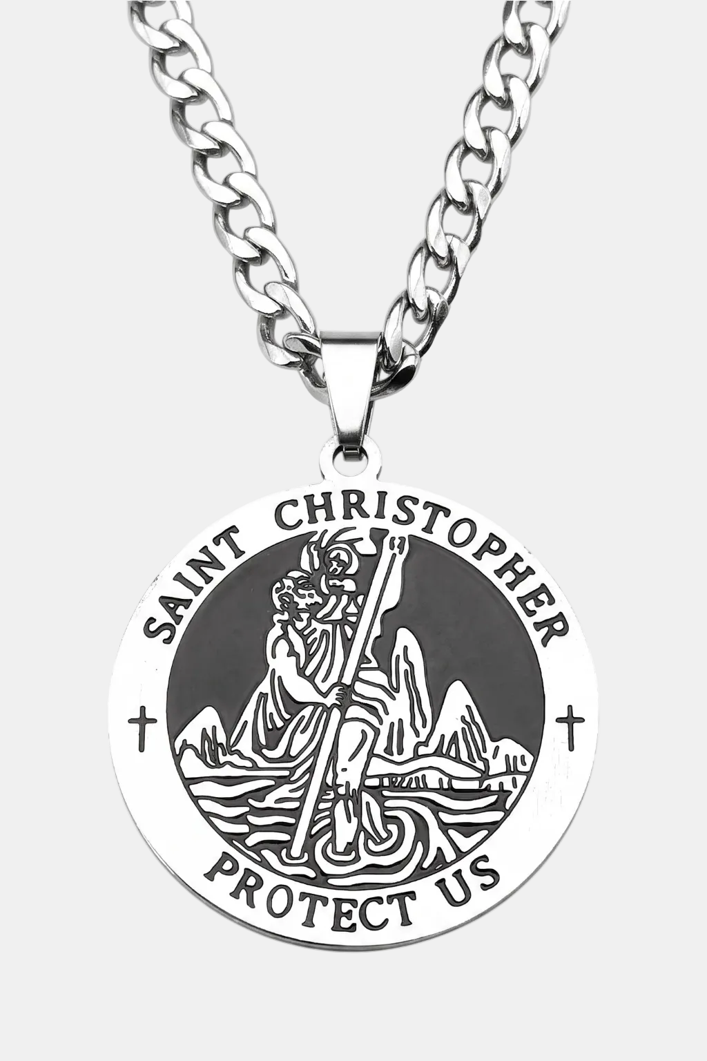 Collier ST CHRISTOPHE Homme - Boutique Chretienne