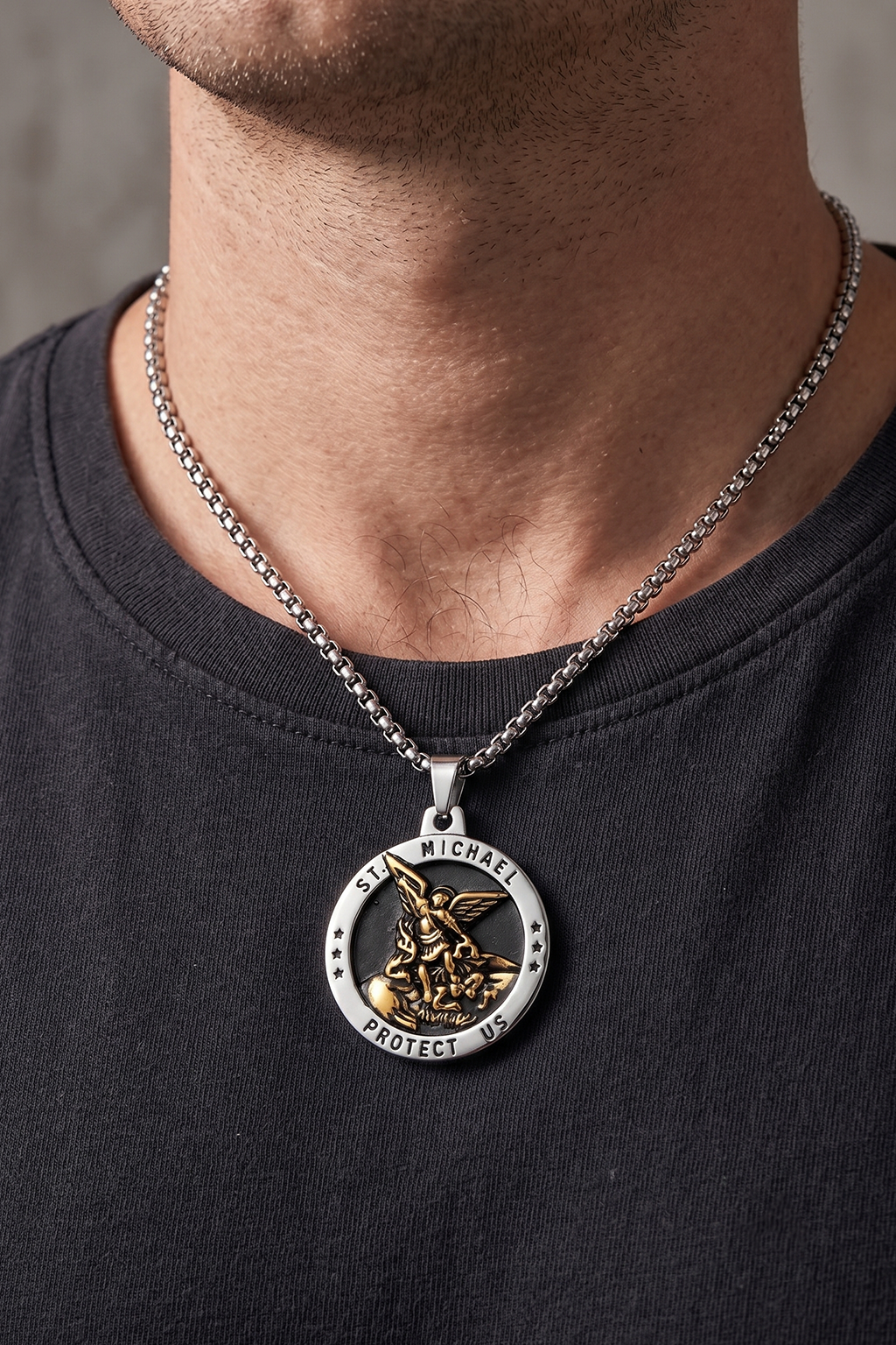 Collier ST MICHEL ARCHANGE - Boutique Chretienne