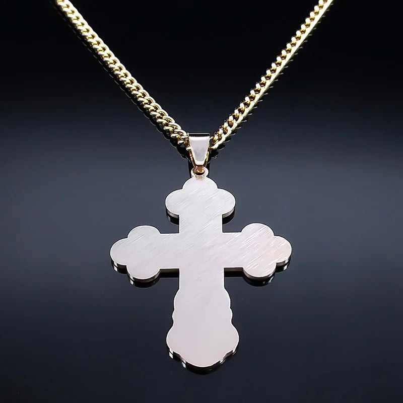 Collier Croix Orthodoxe - Boutique Chretienne