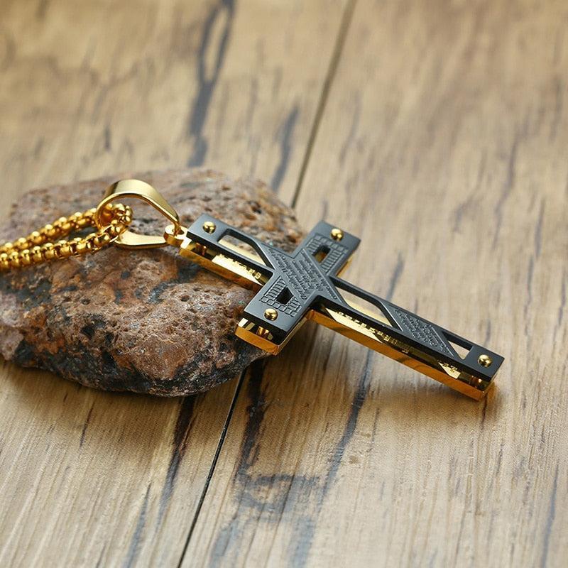 Collier Homme Vnox à Double Couche-Boutique Chrétienne