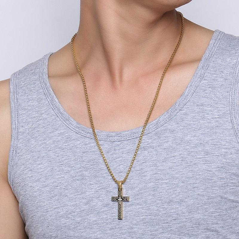 Pendentifs Croix Prière de la Bible-Boutique Chrétienne